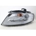 AUDI A4 B8 09-12 Chrome Projector Head Lamp w Light Bar Driving Lamp